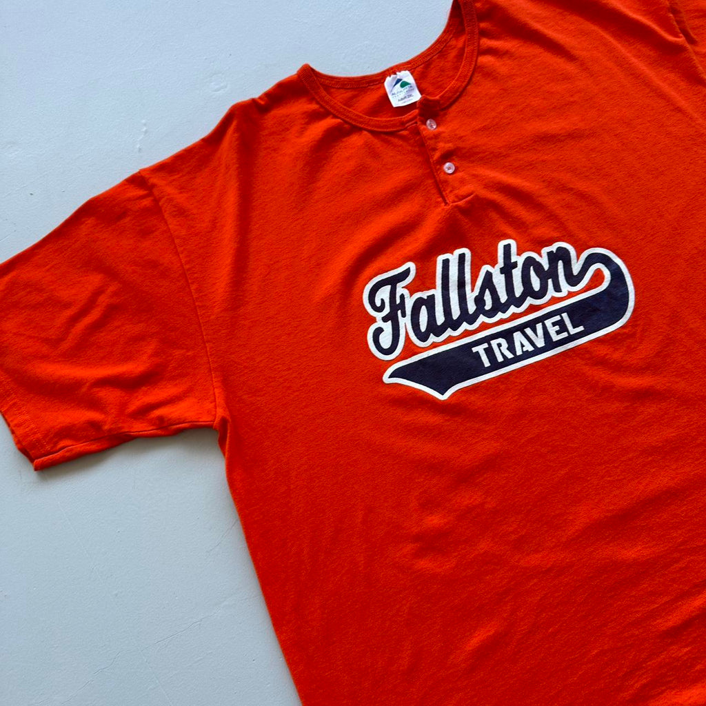 Orange Fallston Baseball 90s Vintage T-shirt - 2XL