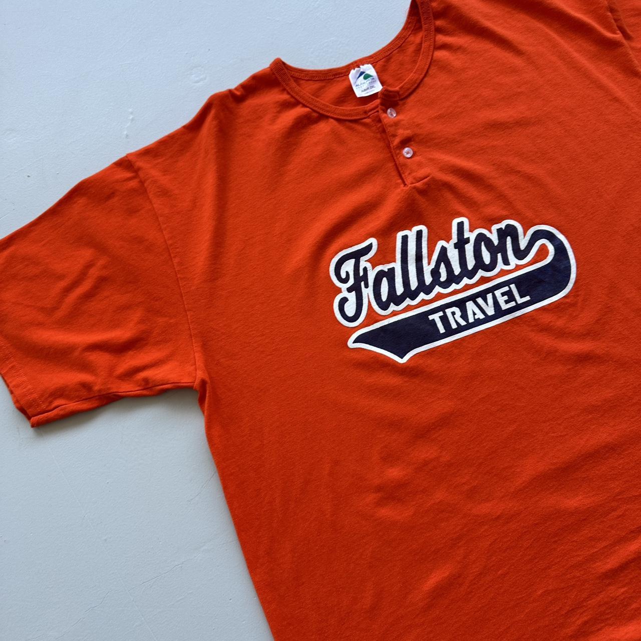 Orange Fallston Baseball 90s Vintage T-shirt - 2XL