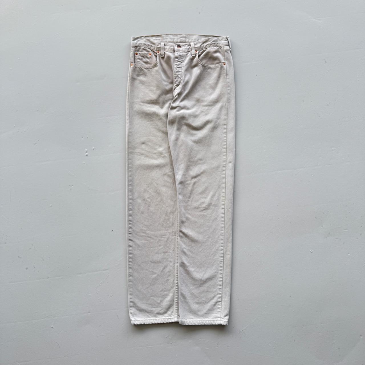 White Levi's 615 Orange Tab Denim 90's Vintage Jeans - 32” x 33”