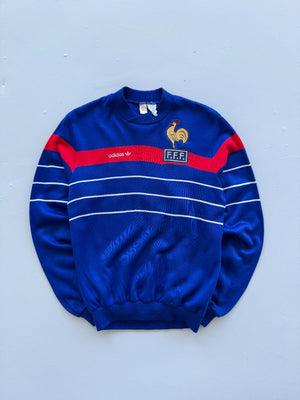 Adidas France F.F.F. Made in France 90's Vintage Football Sweatshirt - XS/S