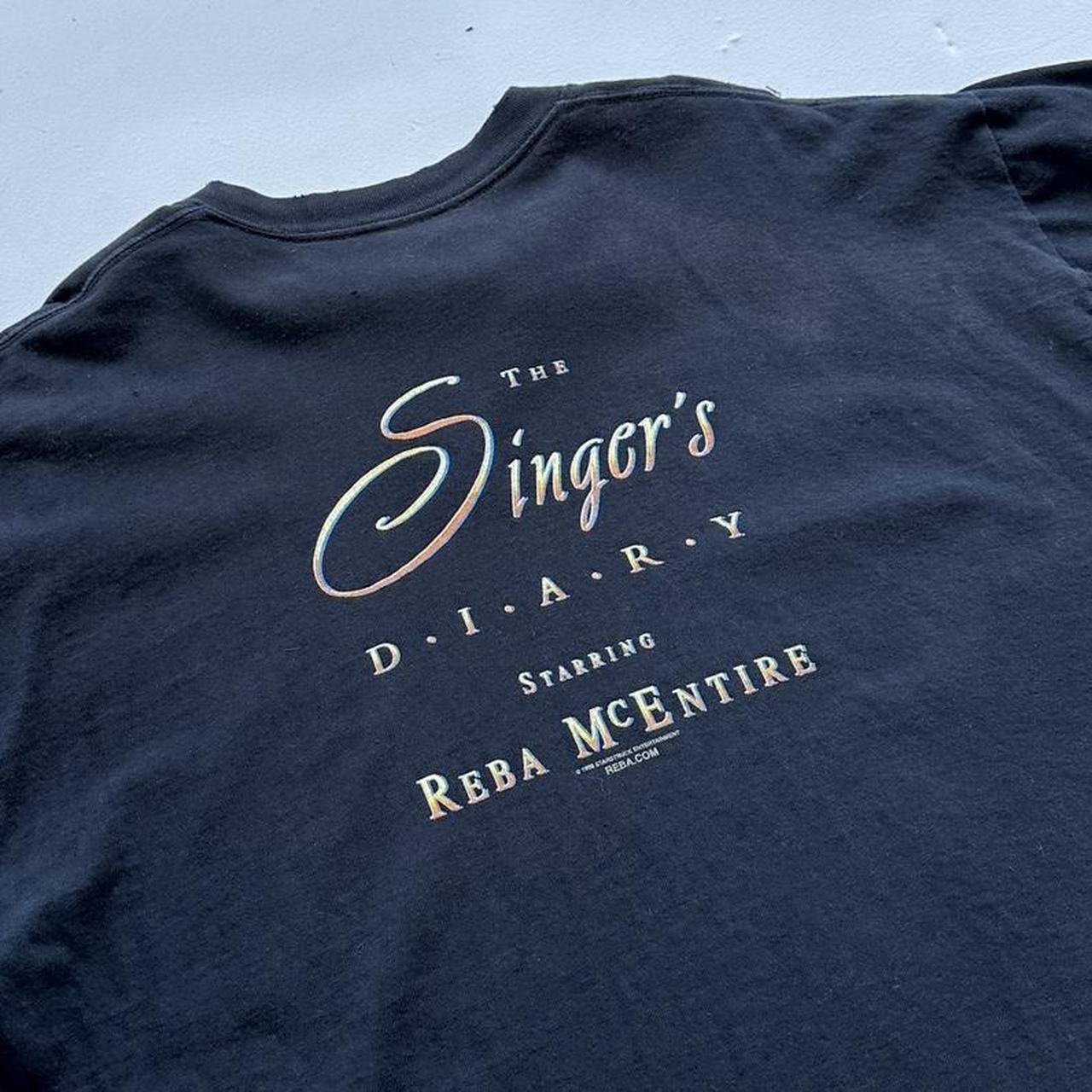 Reba McEntire Black 90s Vintage T-shirt - XL