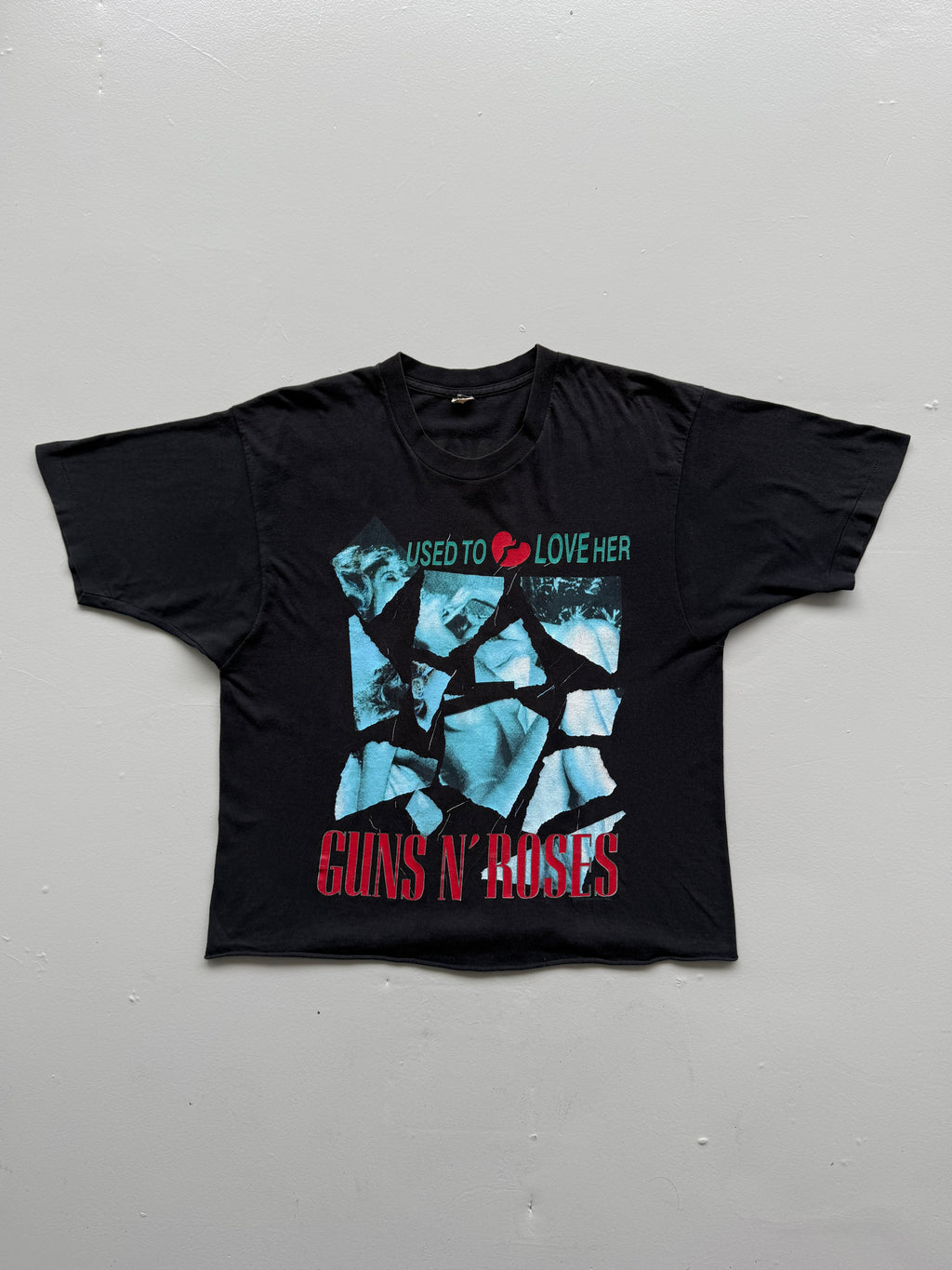 Black Guns N' Roses 80's Vintage Single Stitch Band Graphic T-Shirt - Medium