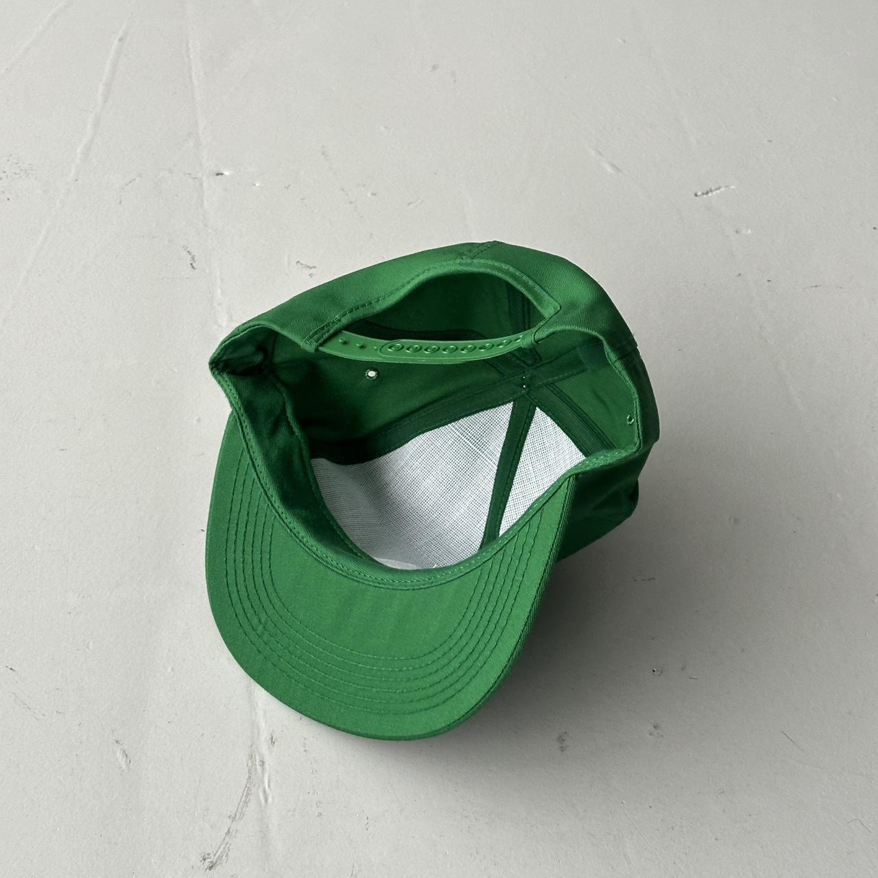 Green John Deere Western Vintage Cotton SnapBack Trucker Cap