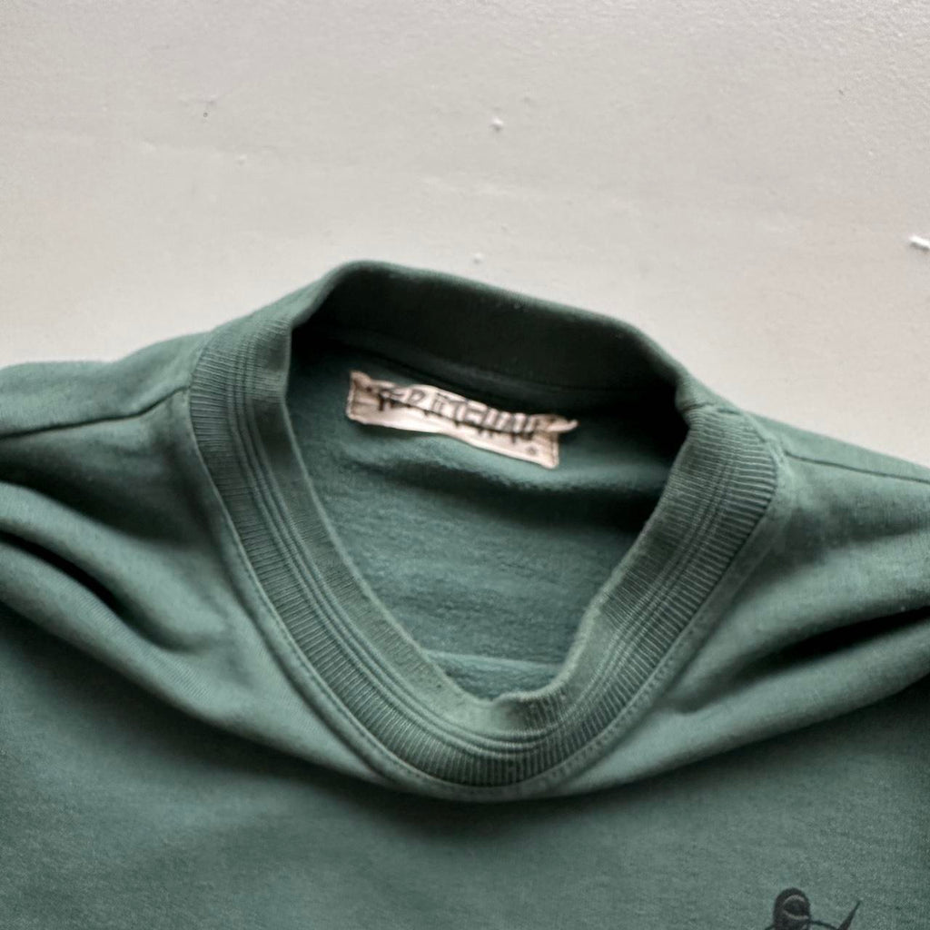 Green Tribal 90’s Vintage Graphic Sweatshirt - Large