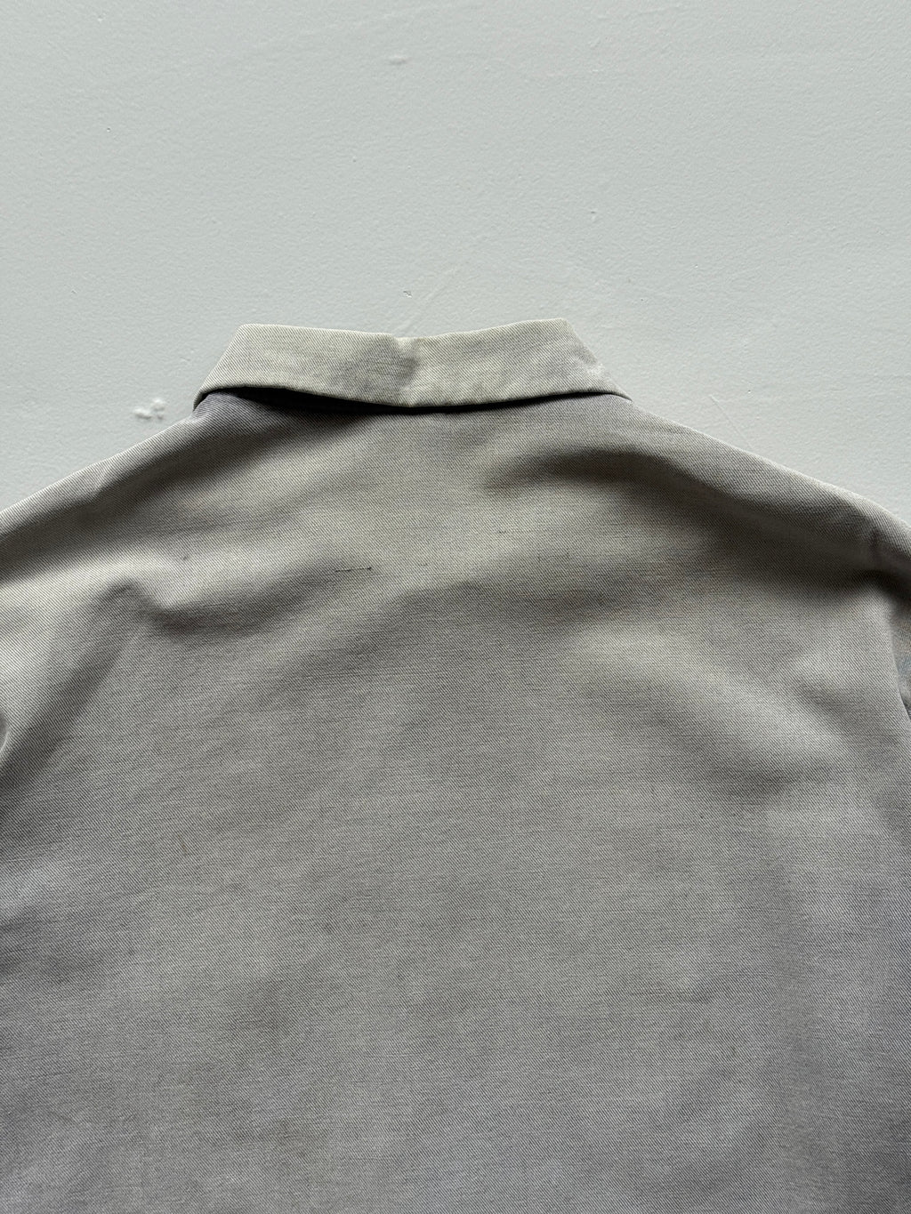 Thrashed Faded Grey Chore Jacket 80's Vintage French Workwear CH155 - Medium