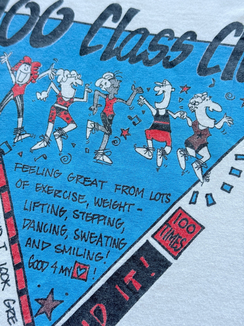 Delta 100 Class Club 90's Vintage Single Stitch T-Shirt - XL