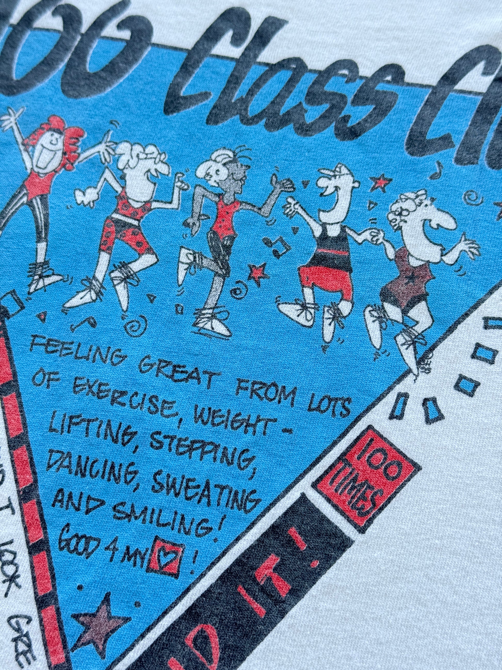 Delta 100 Class Club 90's Vintage Single Stitch T-Shirt - XL