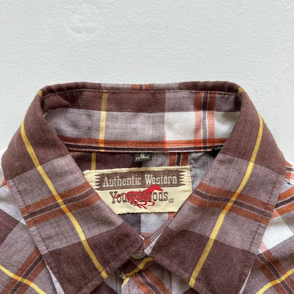 Brown Western Women’s Vintage Shirt - Small