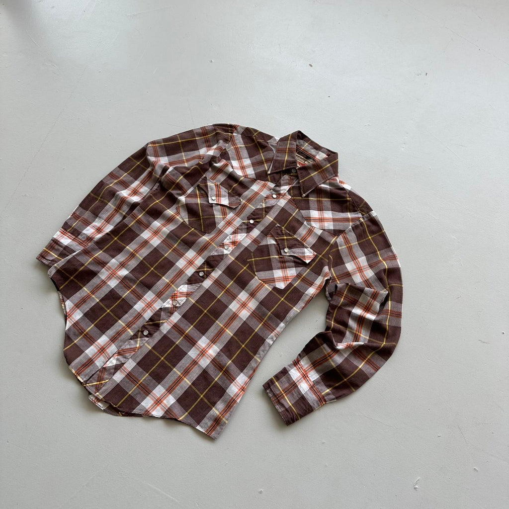 Brown Western Women’s Vintage Shirt - Small