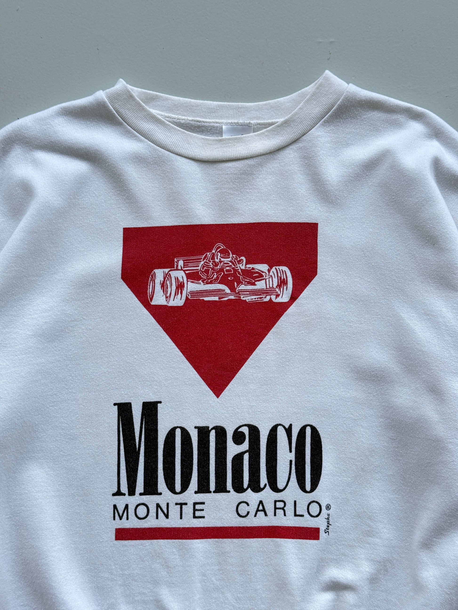 Monaco Monte Carlo F1 Racing 90's Vintage Sweatshirt - Small