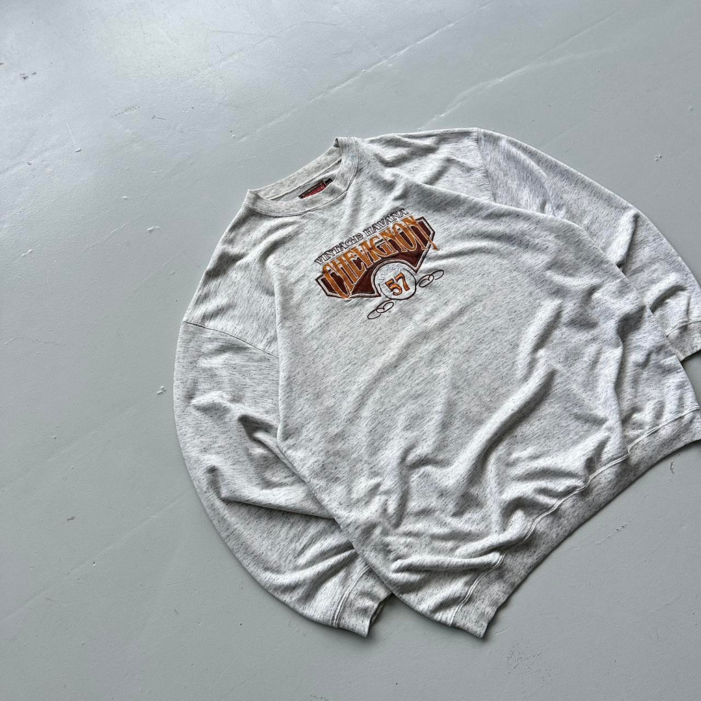 Grey Chevignon 90’s Vintage Graphic Sweatshirt - XL