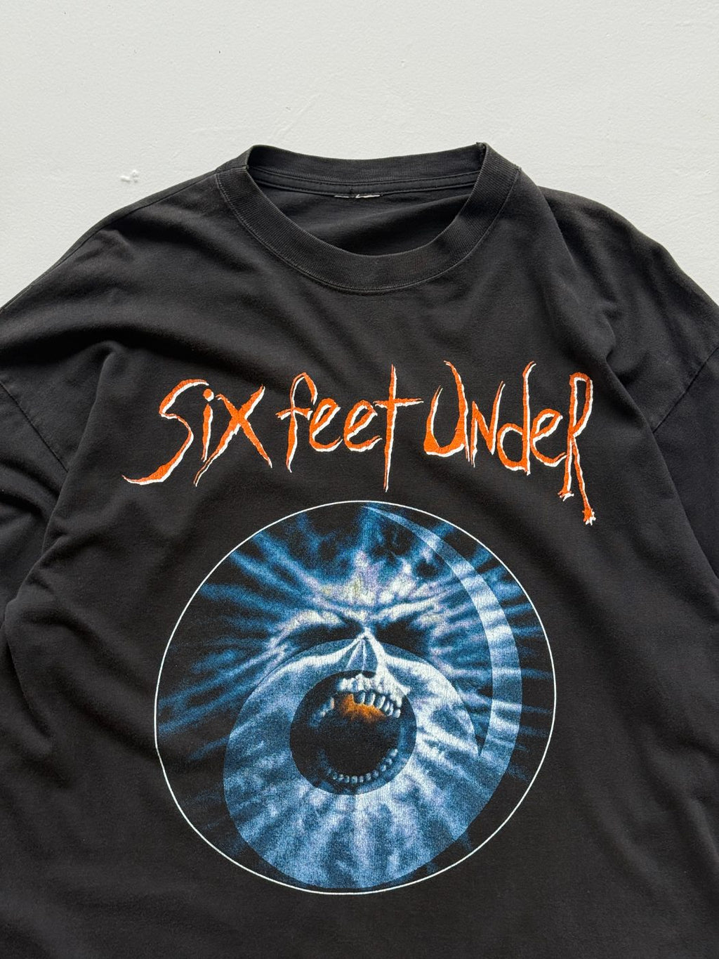 Six Feet Under Haunting Europe Tour 1996 Vintage Long Sleeve Band T-Shirt - Larg