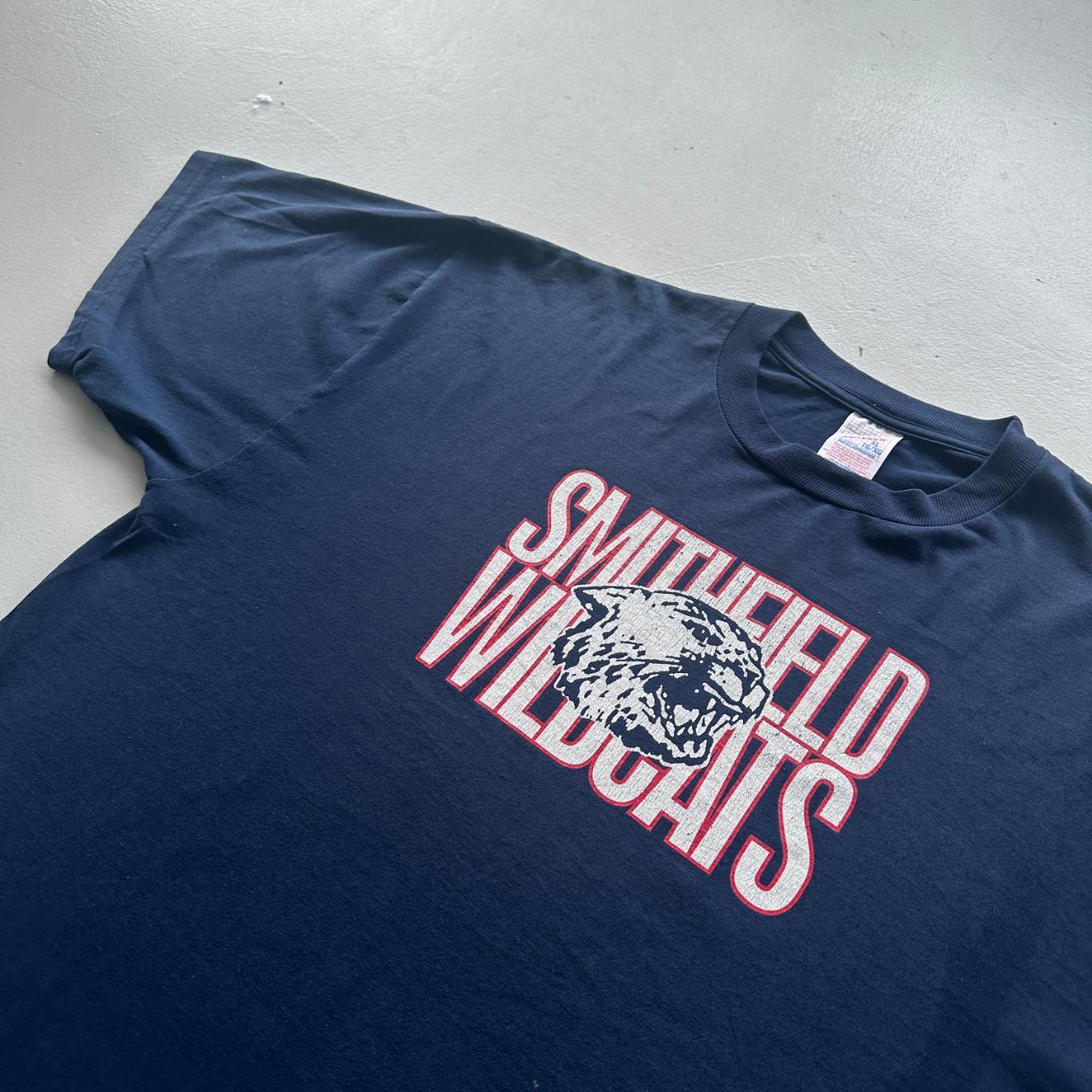 Navy Smithfield Wildcats Vintage 90's T-shirt - XL