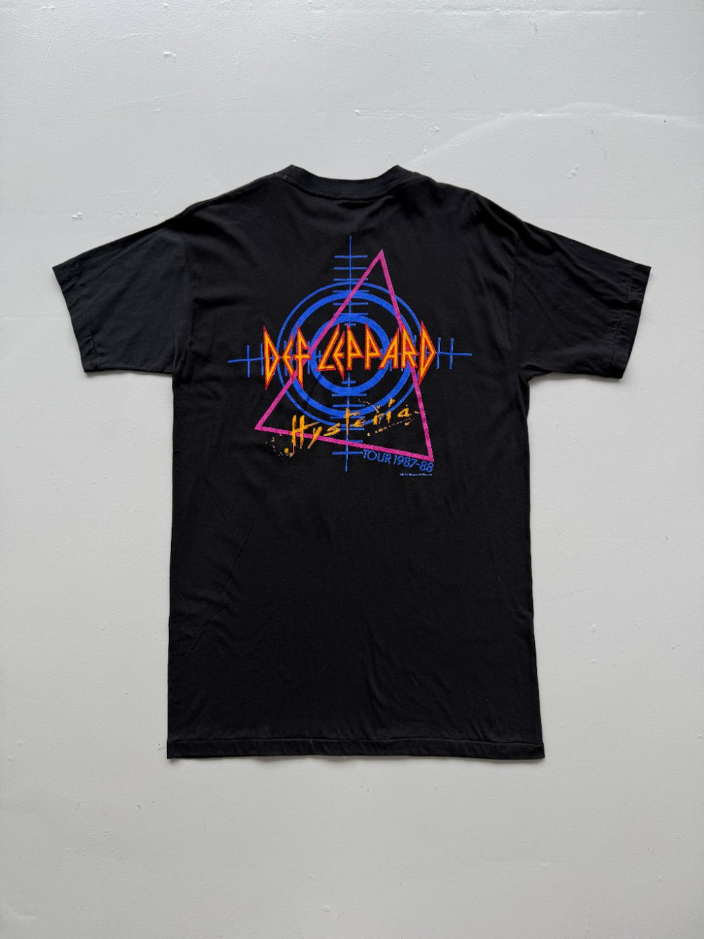 Def Leppard Hysteria Tour Rare 1987-88 Single Stitch Vintage T-Shirt - Large