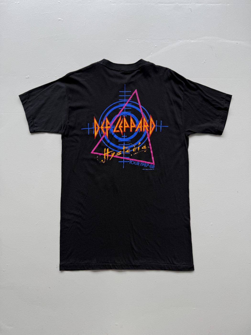 Def Leppard Hysteria Tour Rare 1987-88 Single Stitch Vintage T-Shirt - Large