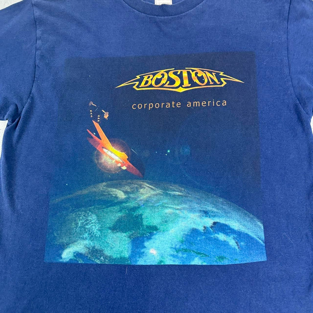 Boston 2003 00’s vintage Navy T-shirt - Large