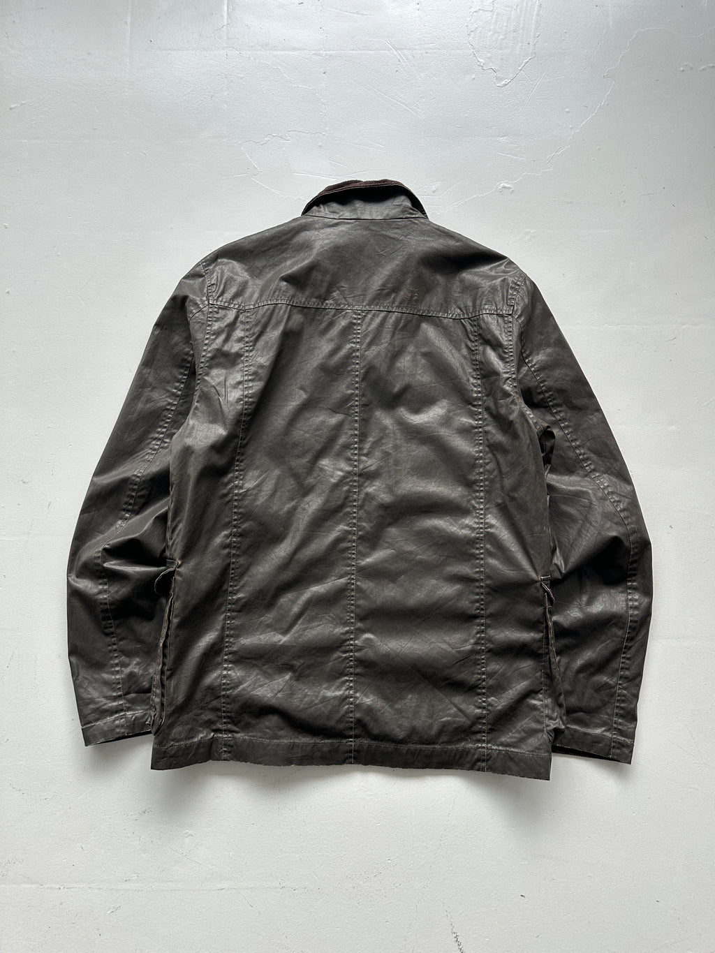 Brown Black Vintage Utility Field Jacket These Glory Days - Womens 12/14