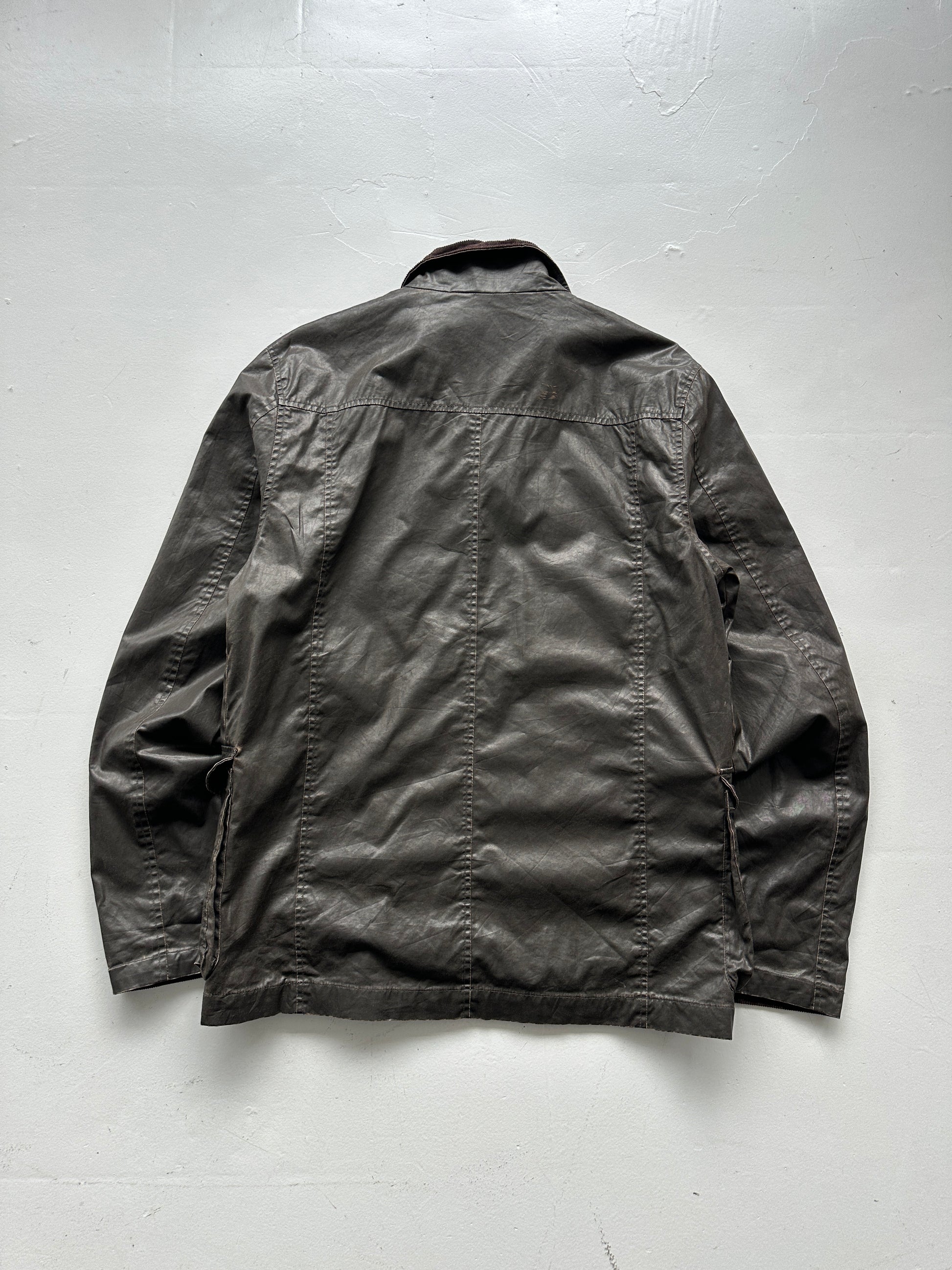 Brown Black Vintage Utility Field Jacket These Glory Days - Womens 12/14