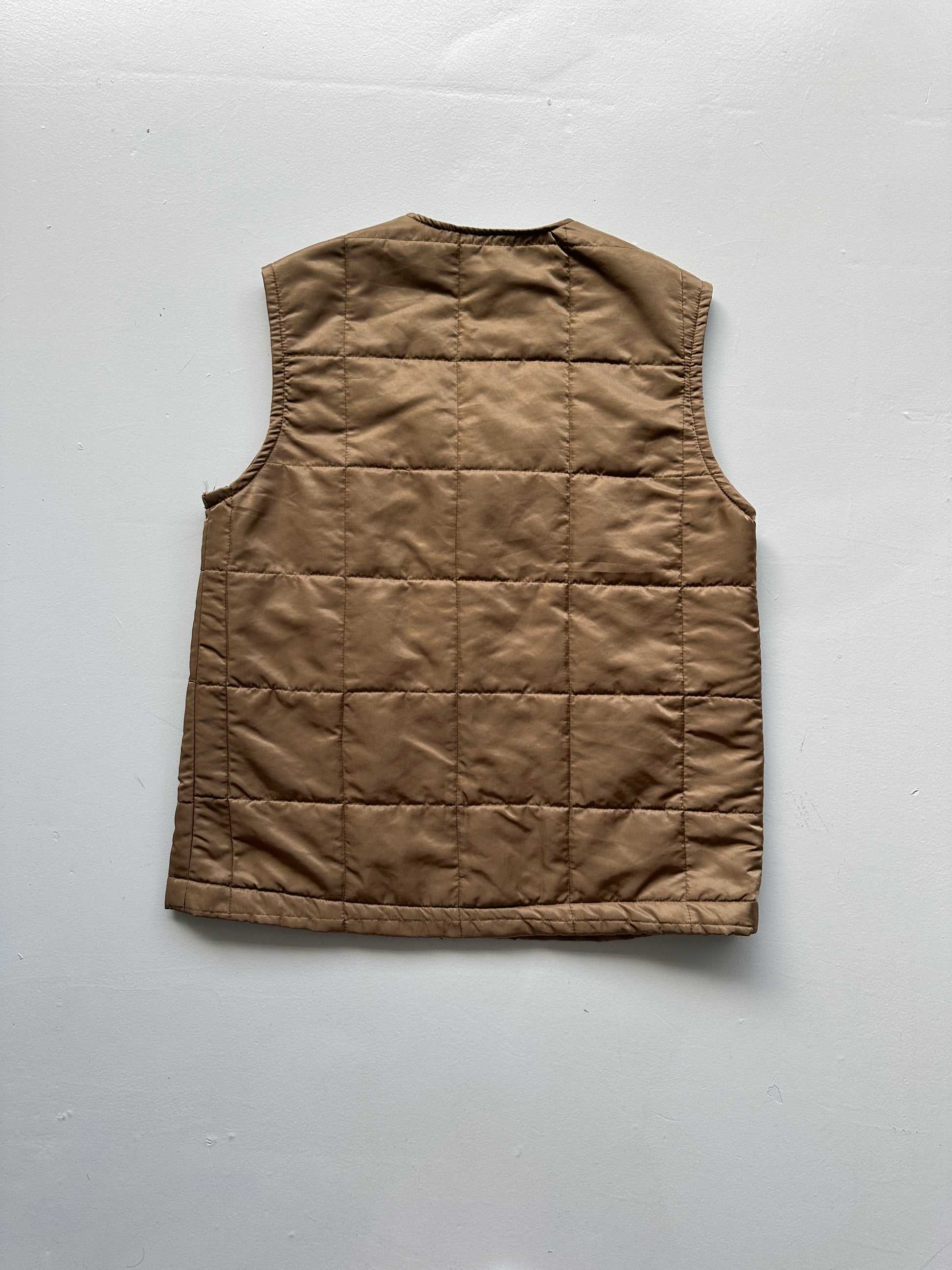 American Vintage Military Style Quilted Liner Vest Vintage - Medium