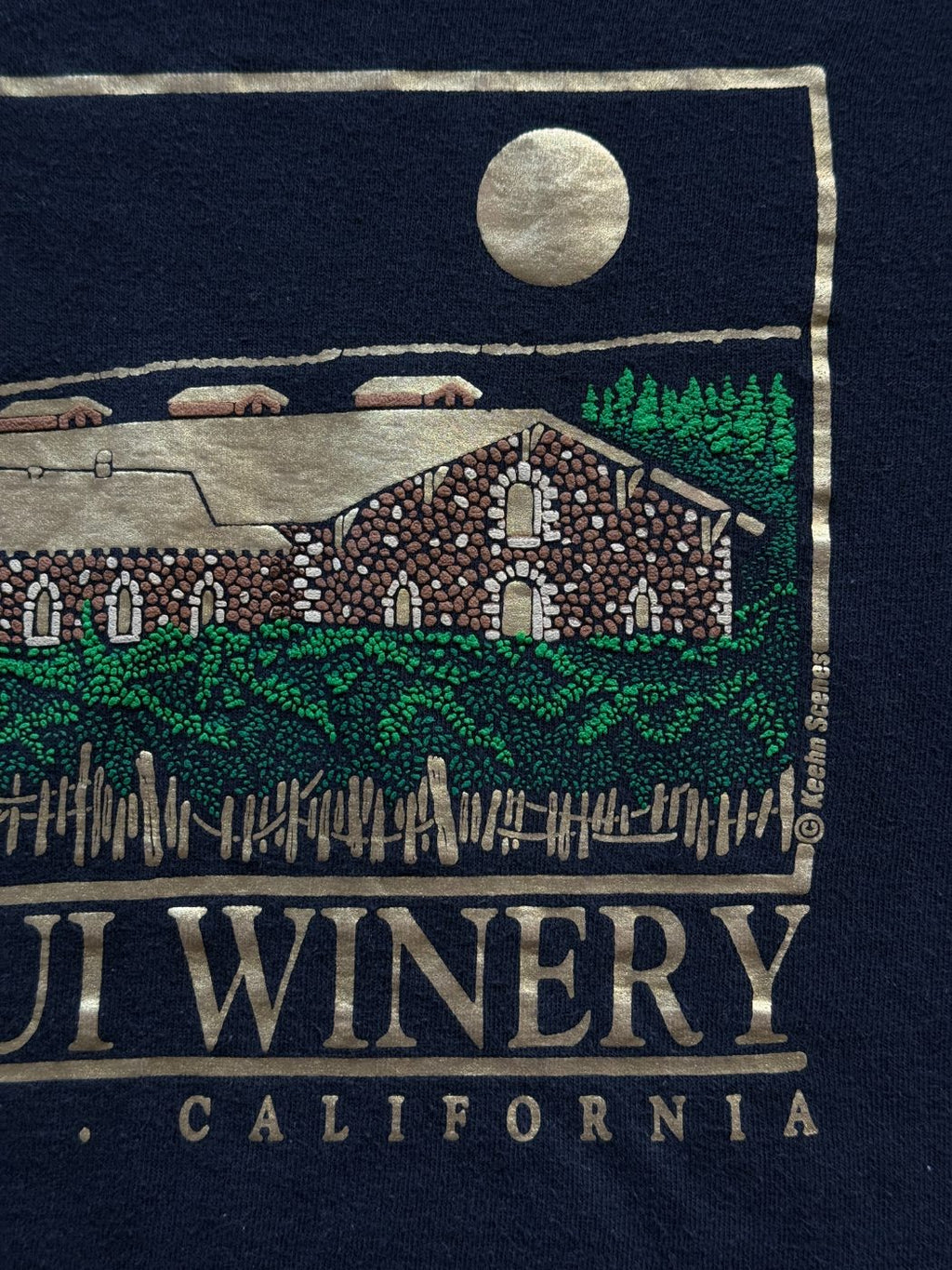 Winery Napa Valley Made in USA Vintage Single Stitch T-Shirt - Small