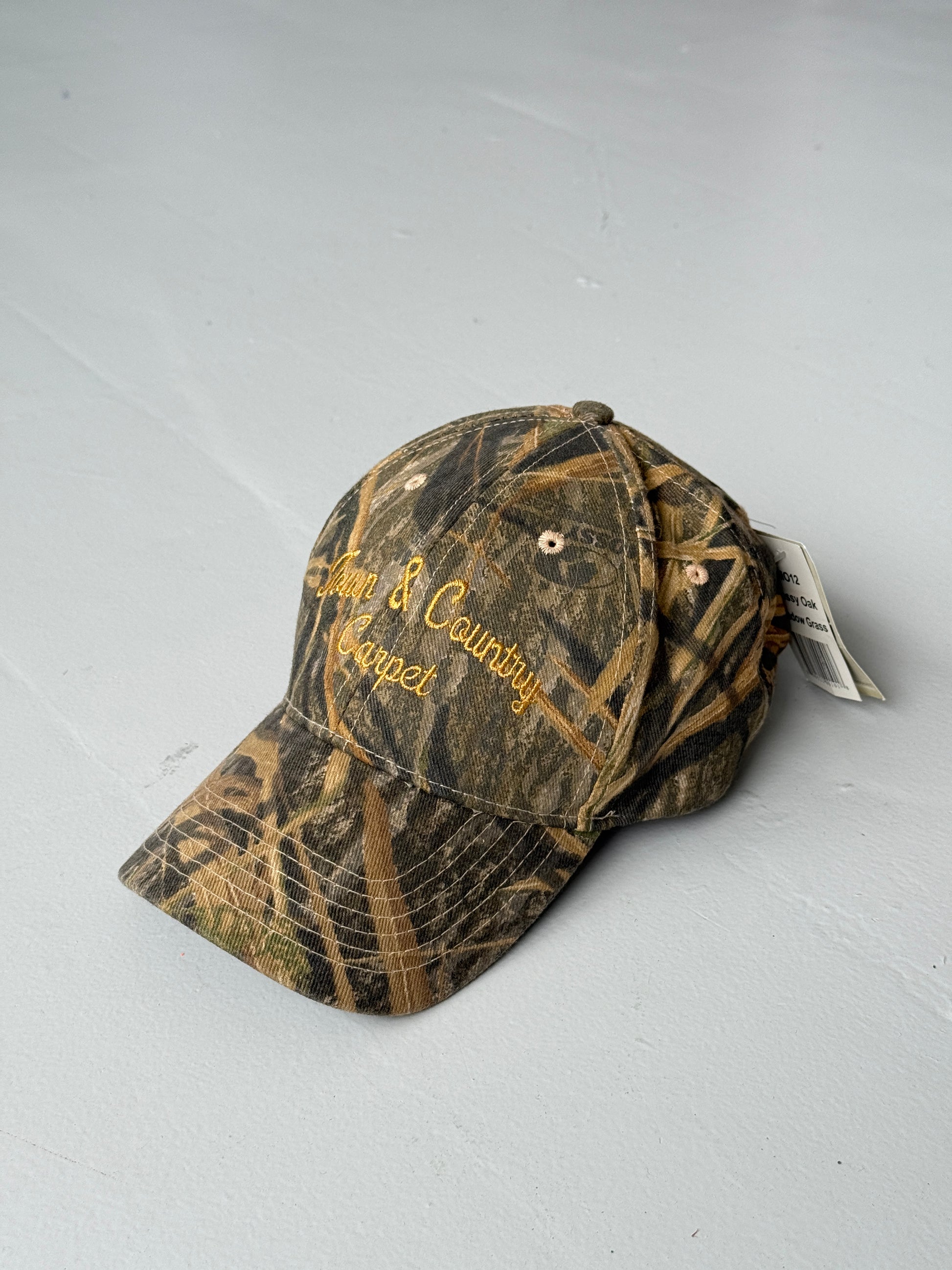 Green Camo Town and Country Carpet Vintage Cotton SnapBack Trucker Cap