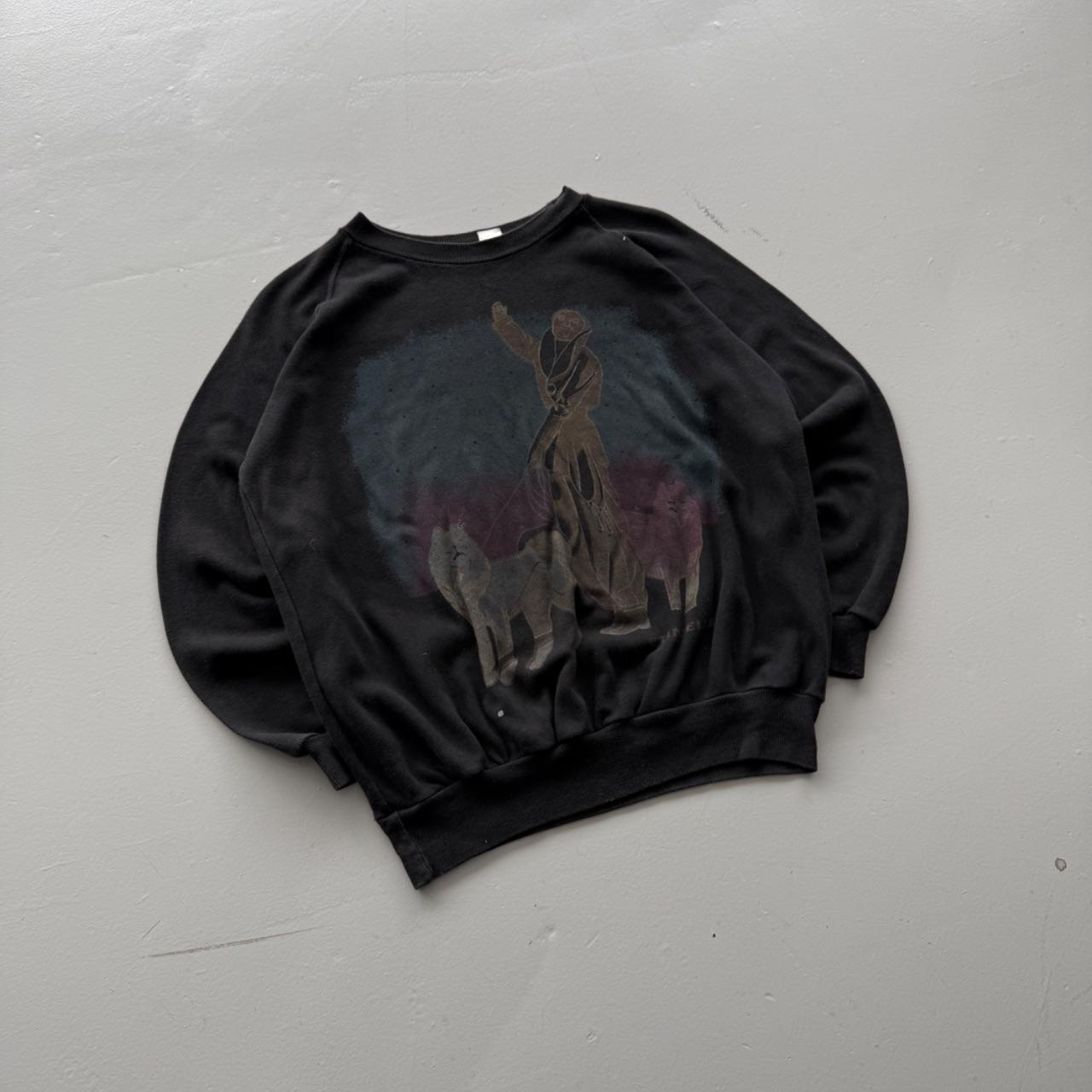 Black Inuit 90’s Vintage Graphic Sweatshirt - XS
