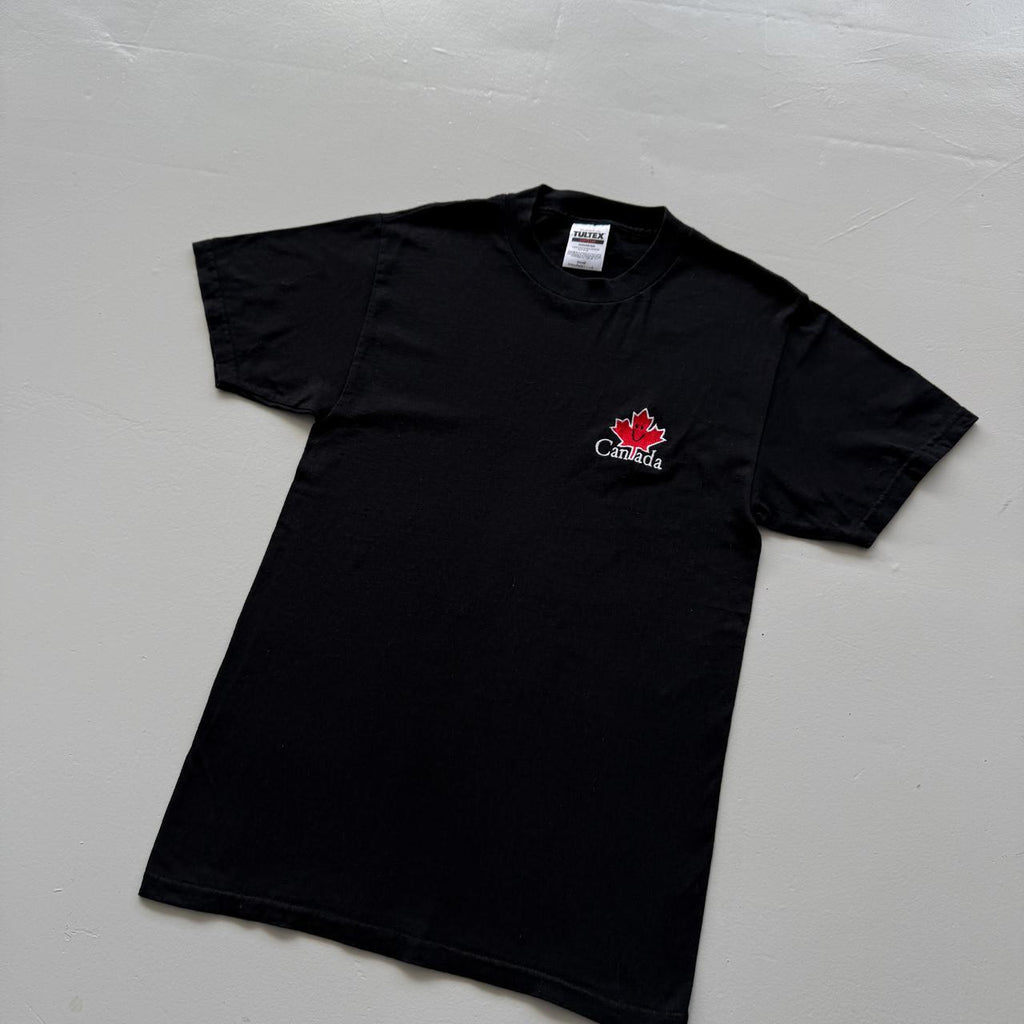 Black Canada Vintage 90’s Tourist T-shirt - Small