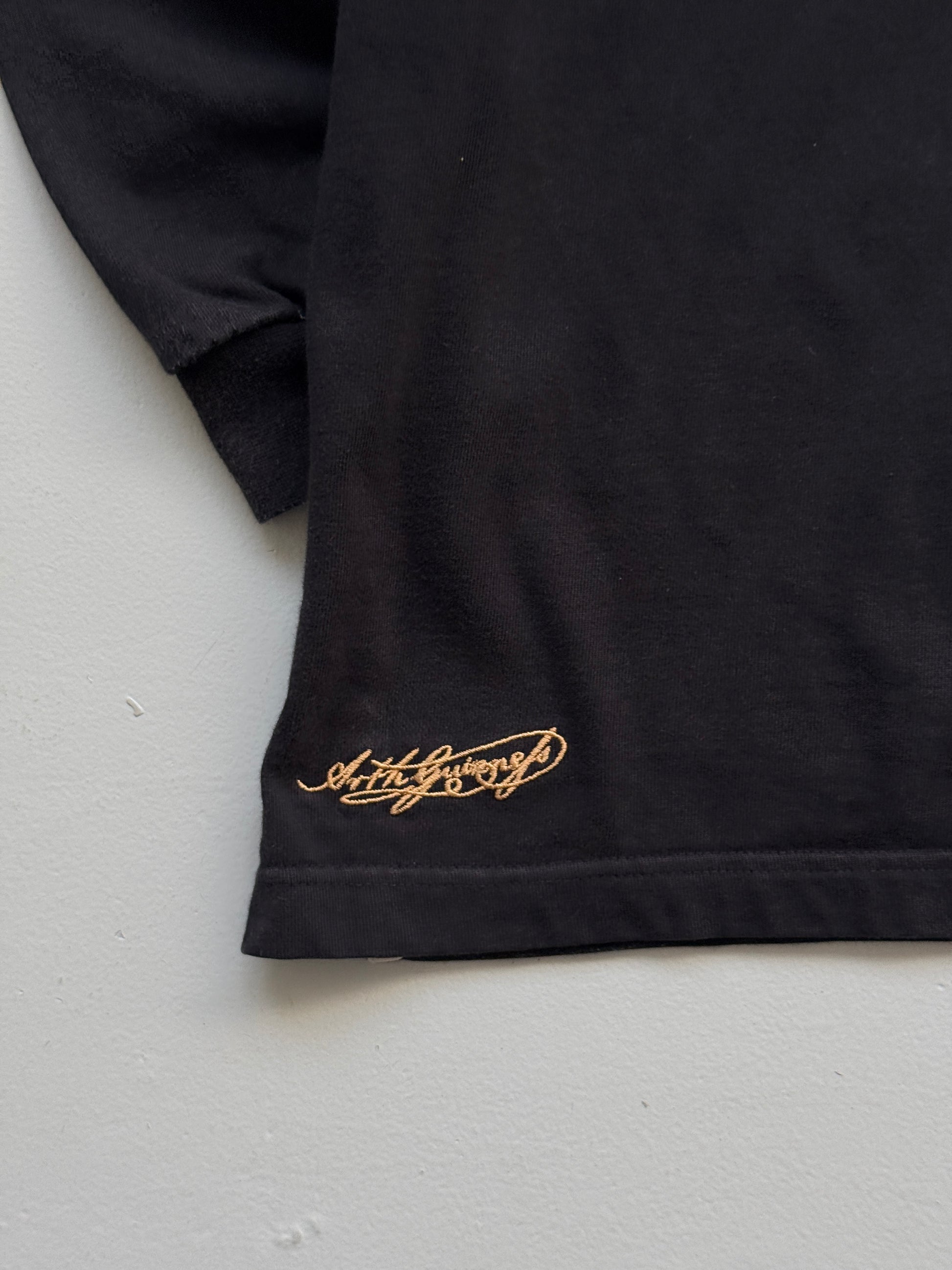 Guinness Harp Logo Vintage Rugby Polo Shirt - Large