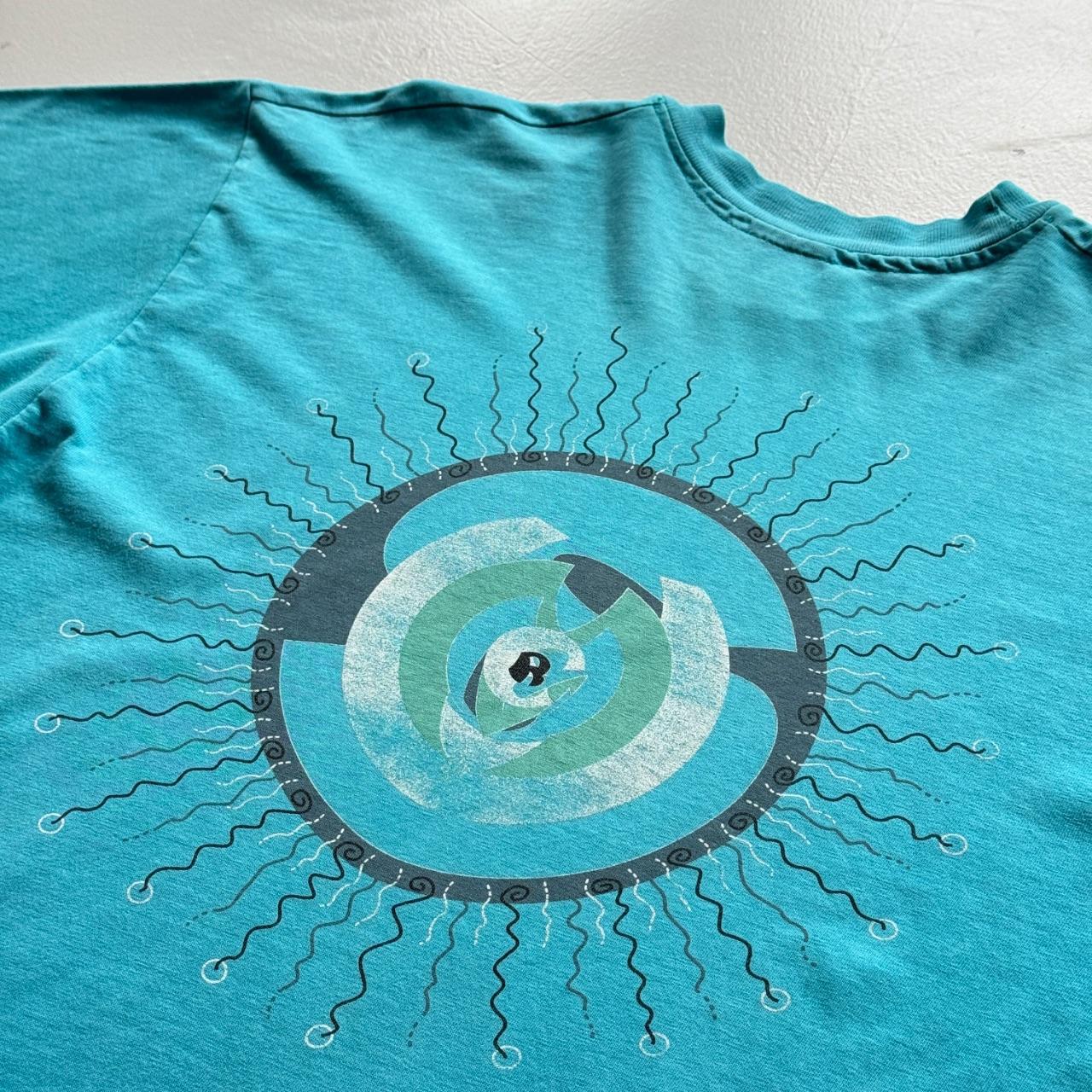 Blue Surfer 90s Vintage Graphic Surf T-Shirt - Medium