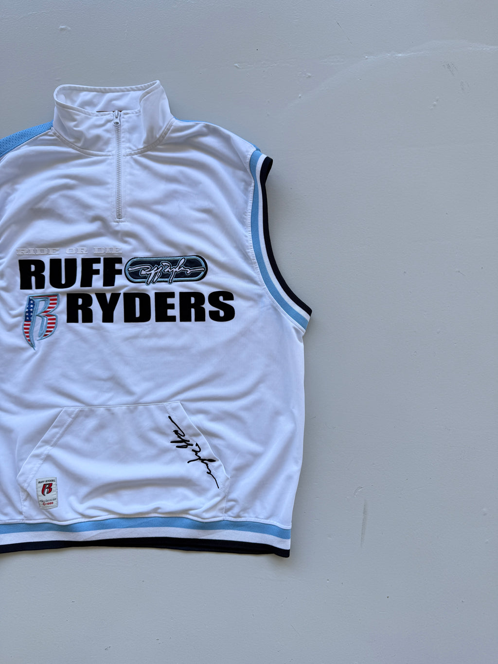Ruff Ryders Ride Or Die Y2K 00's Vintage Pullover Vest - XL
