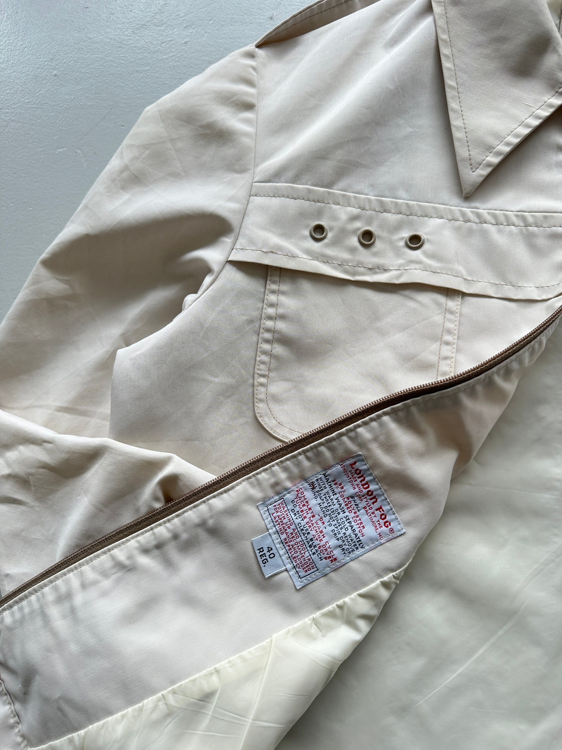 White London Fog 80s Vintage Harrington Jacket - Medium
