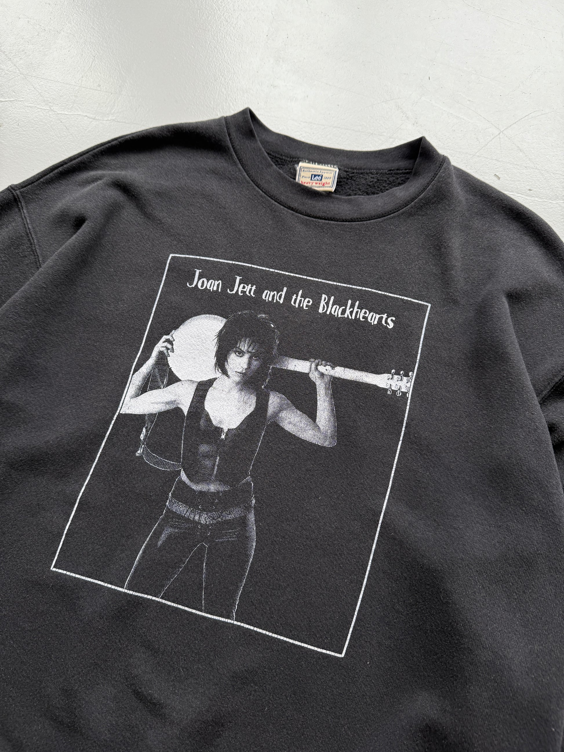 Black Joan Jett and The Blackhearts Vintage Sweatshirt 90's Crewneck - Medium