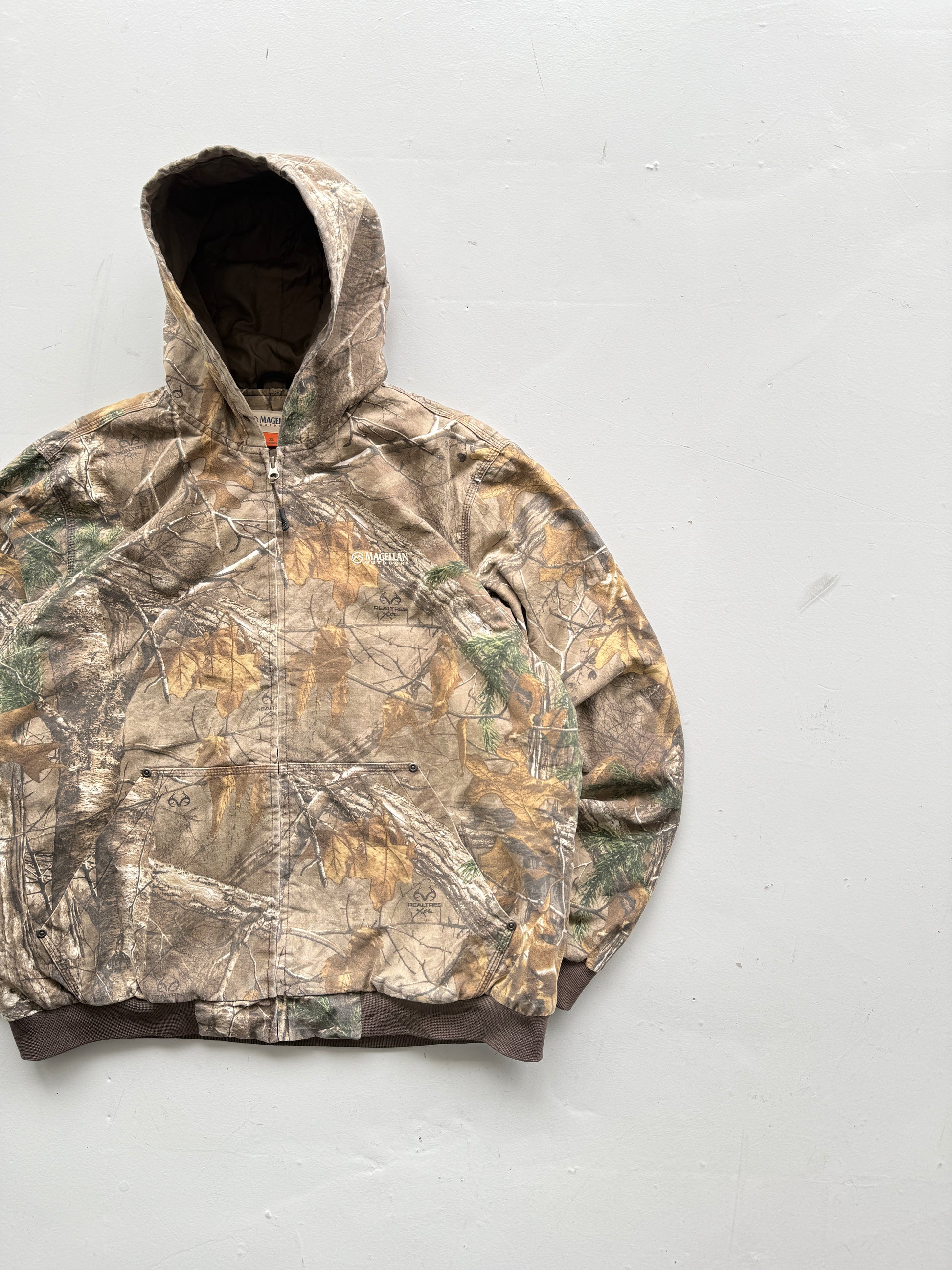 Green Magellan 00's Vintage Real Tree Camo Active Jacket - XL