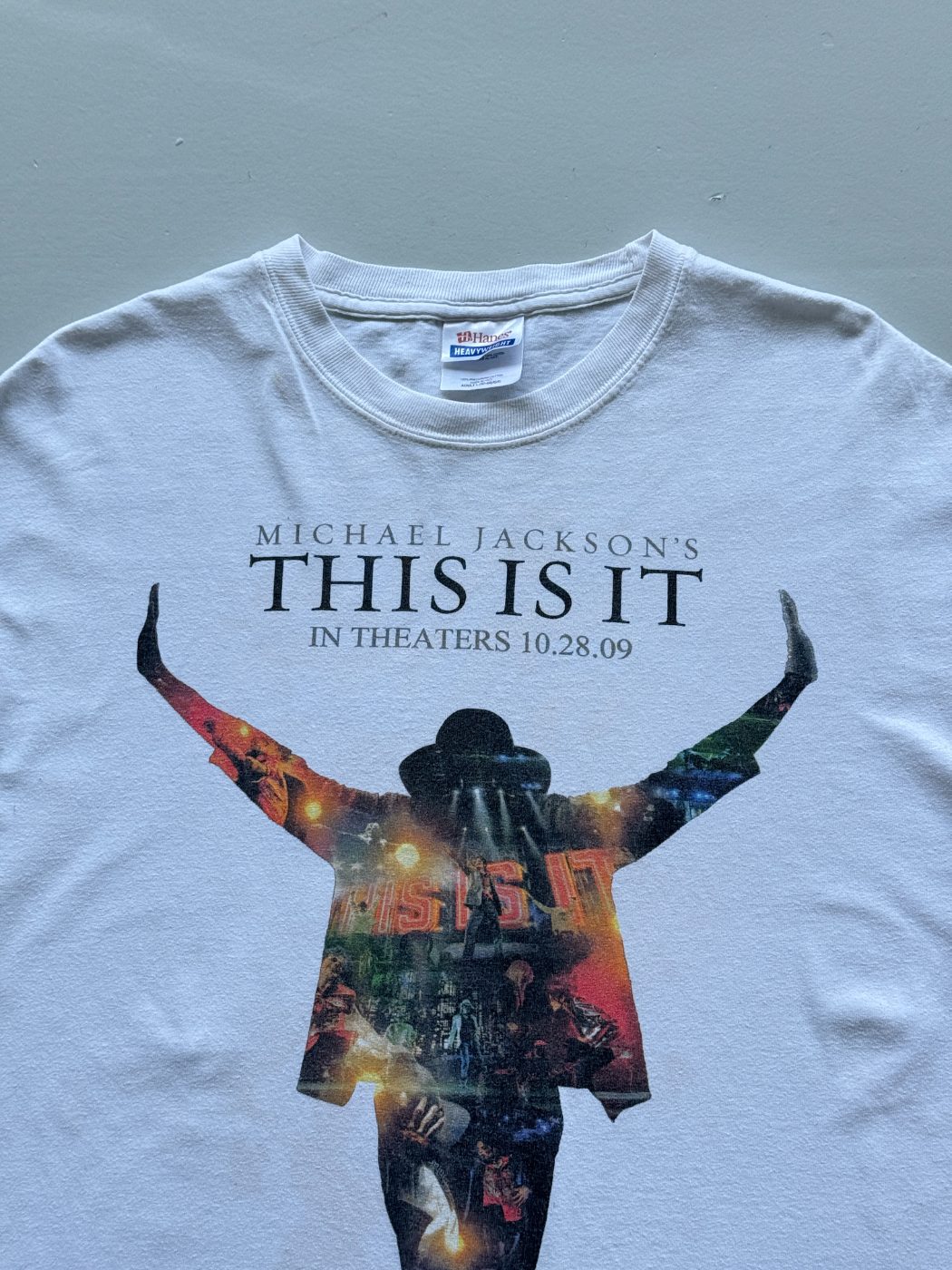 Hanes Michael Jackson's This Is It 2009 Vintage T-Shirt - Large