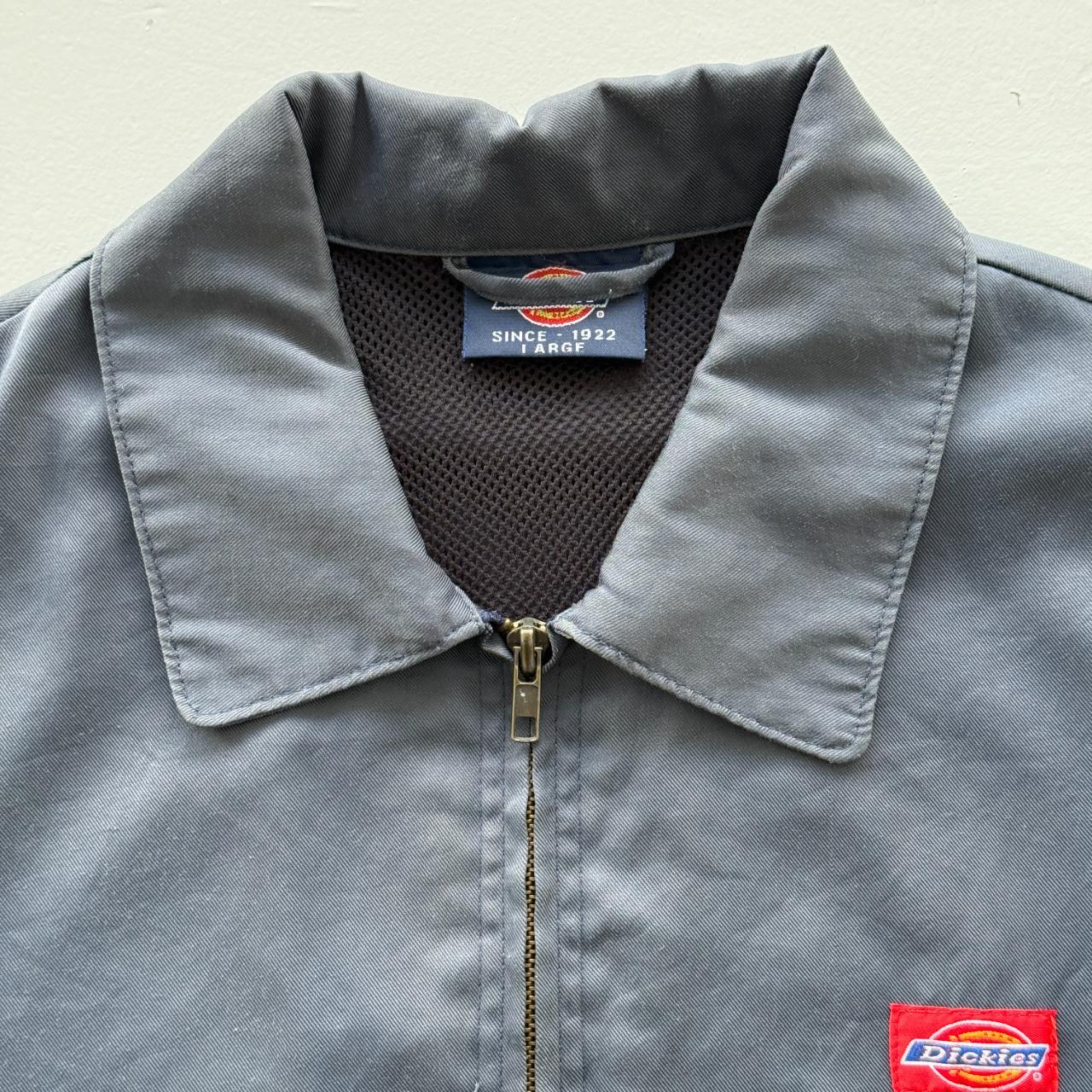 Navy Blue Dickies Eisenhower Workwear Harrington 90s Vintage Jacket - XL