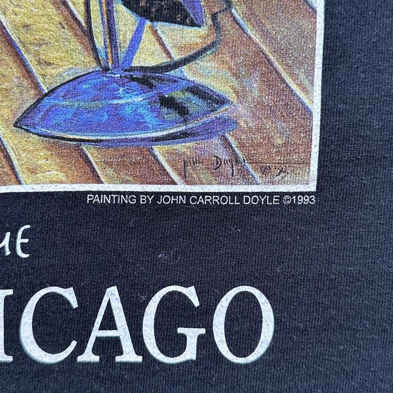 Black Chicago Blues 90s Vintage T-shirt - Large