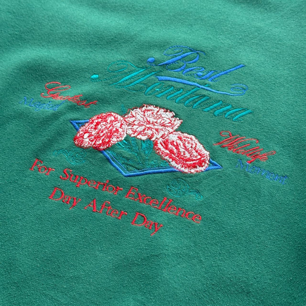 Green Best Montana 90’s Vintage Graphic Sweatshirt - XL