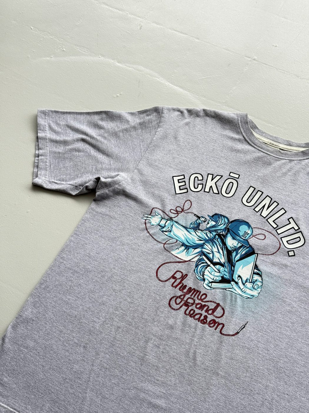 Ecko Unltd. Rhyme and Reason Y2K Vintage Graphic T-Shirt - XL