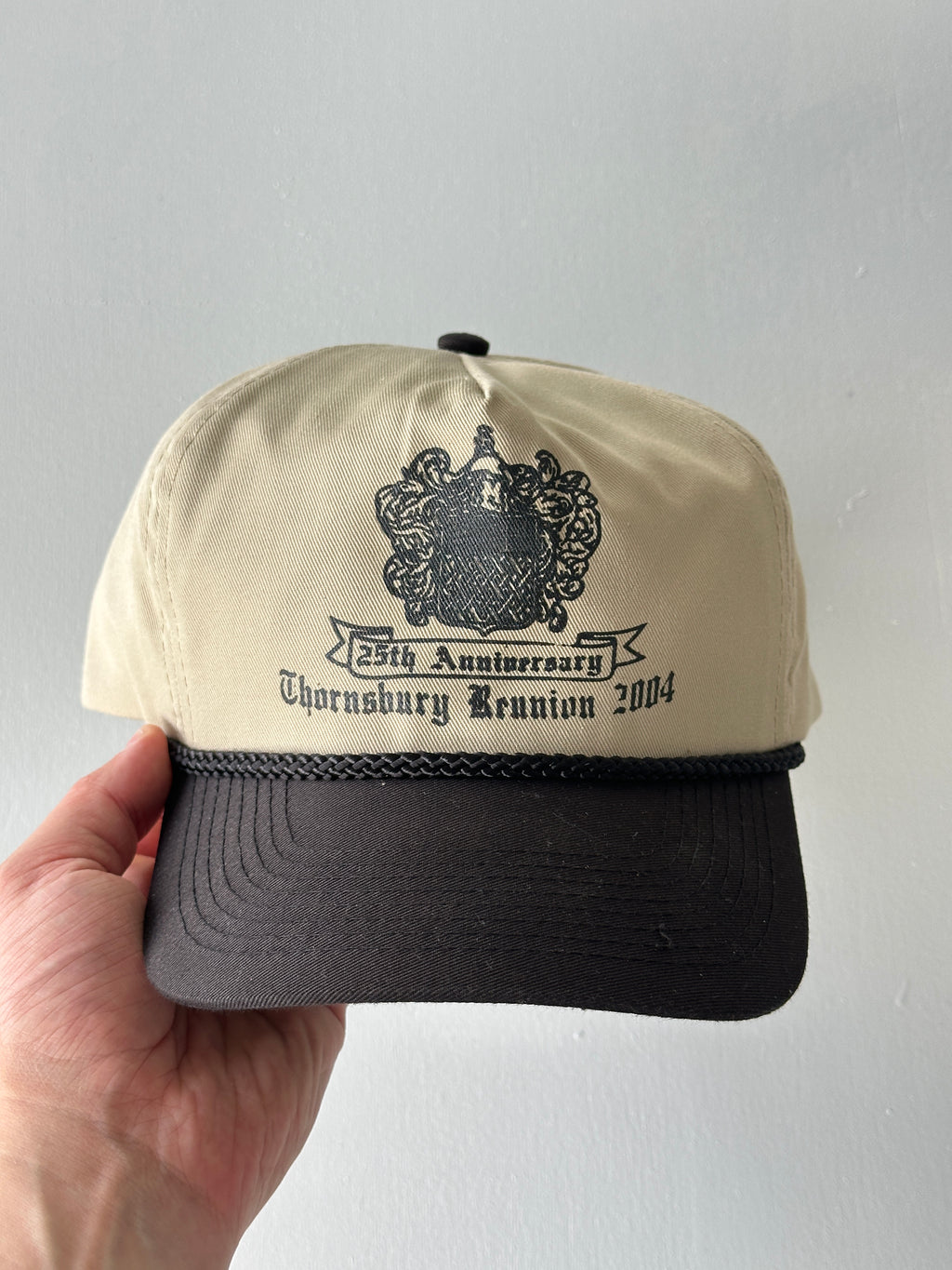 Stone / Black Thornsbury Reunion 2004 Vintage SnapBack Trucker Cap