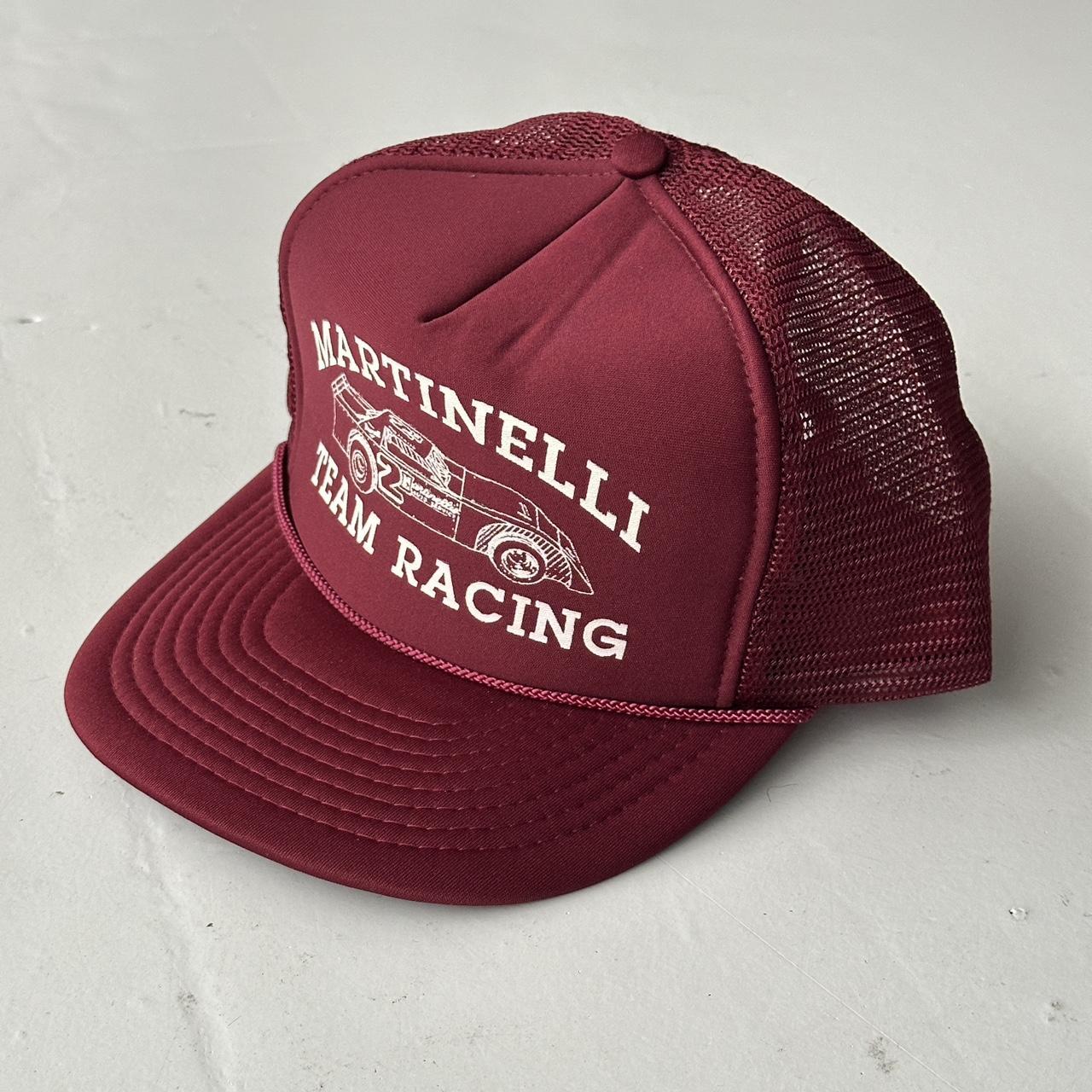 Burgundy Martinelli Racing Vintage Foam & Mesh SnapBack Trucker Cap