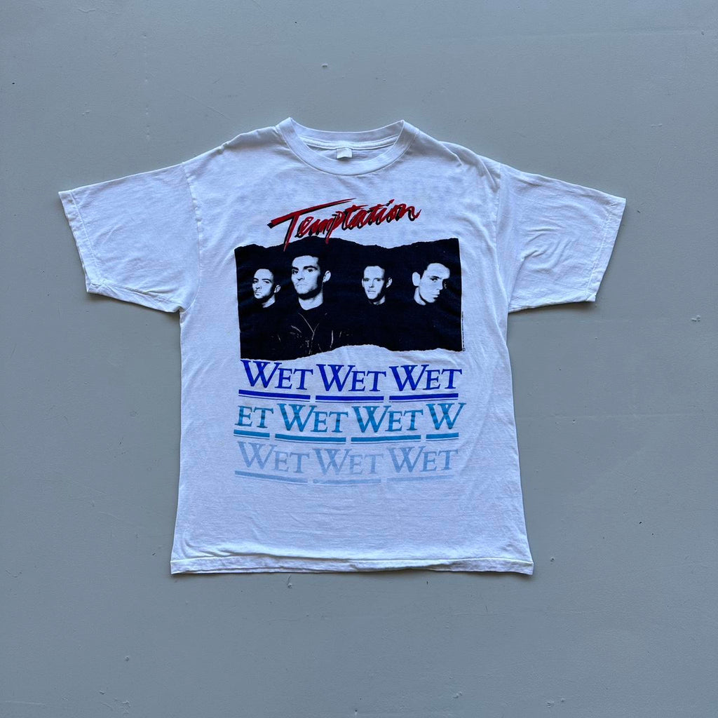 Wet Wet Wet 80s Vintage T-shirt - Large