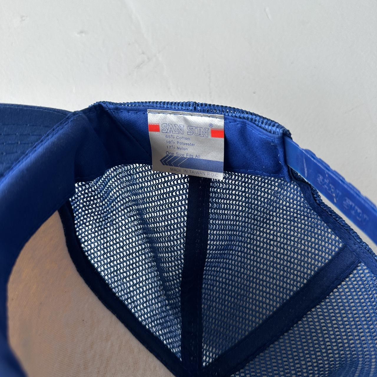 Blue / White District Attorney Mesh and Foam Trucker SnapBack Cap