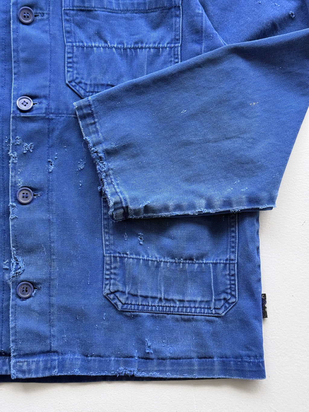 Thrashed Blue Terratrend Vintage Workwear Chore Jacket CH388 - XS