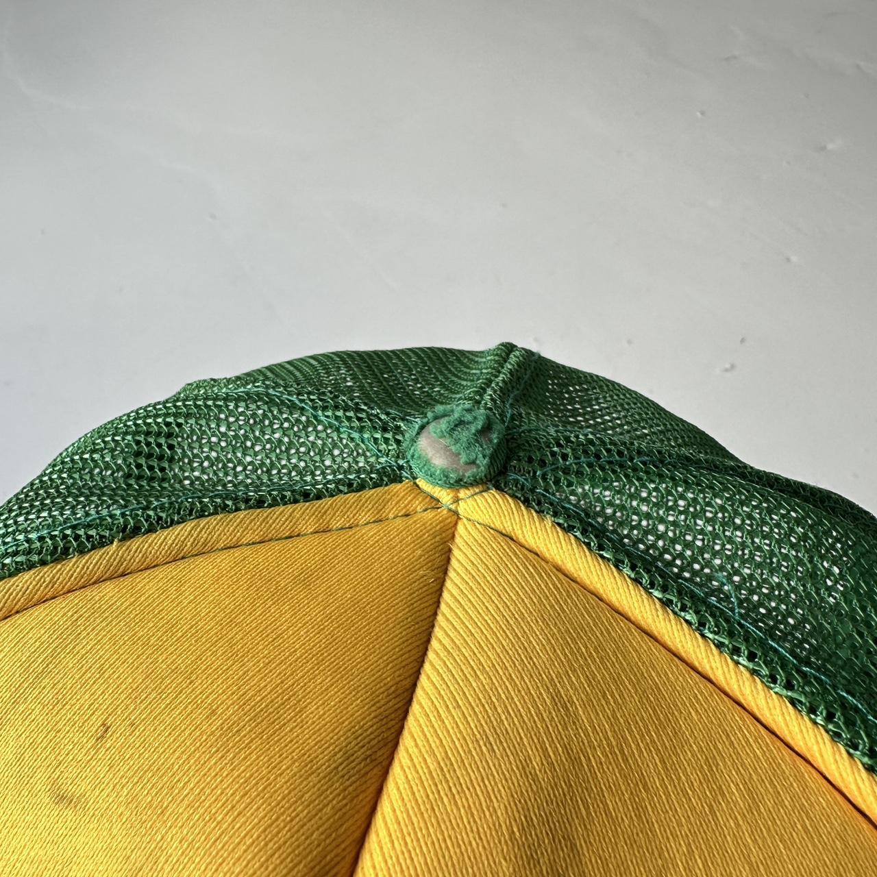 Green and Yellow Fuzzy’s Irish Mesh and Foam Trucker SnapBack Cap