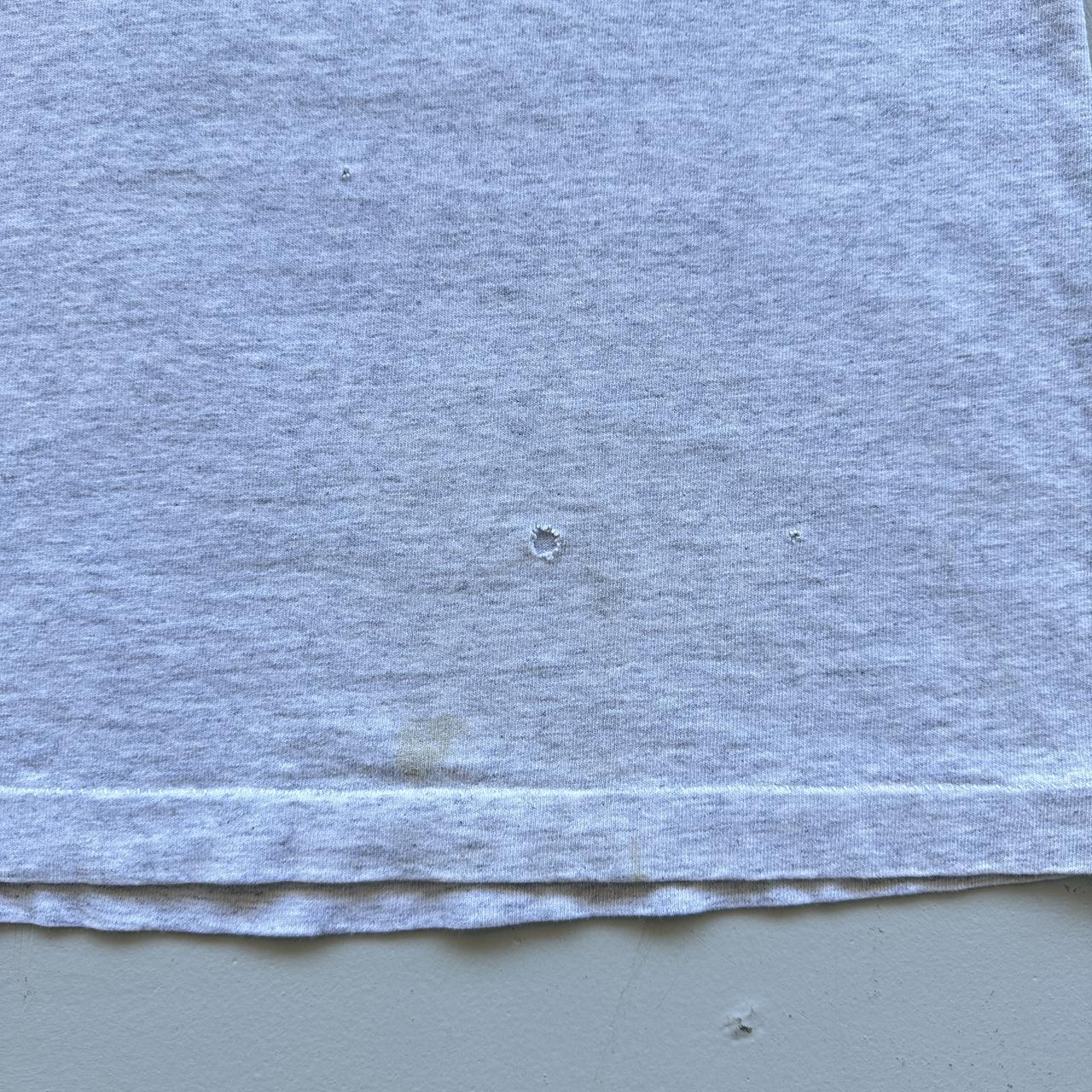 Grey Thrashed USA Flags Olympics 90s Vintage T-shirt - XL