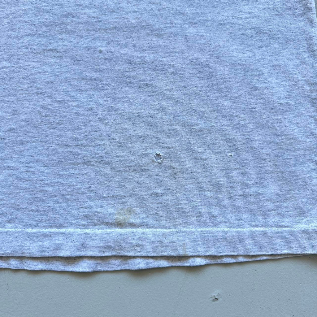 Grey Thrashed USA Flags Olympics 90s Vintage T-shirt - XL