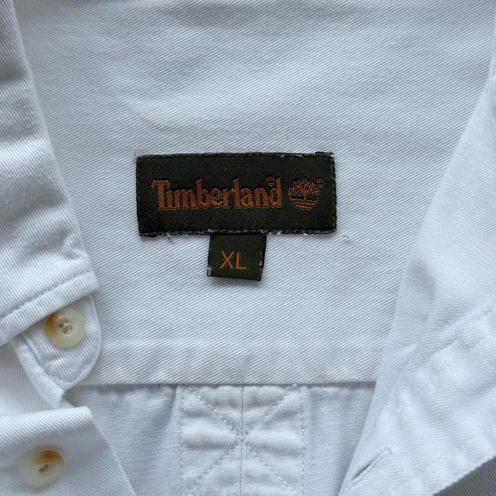 White Timberland 90s Vintage Shirt - XL