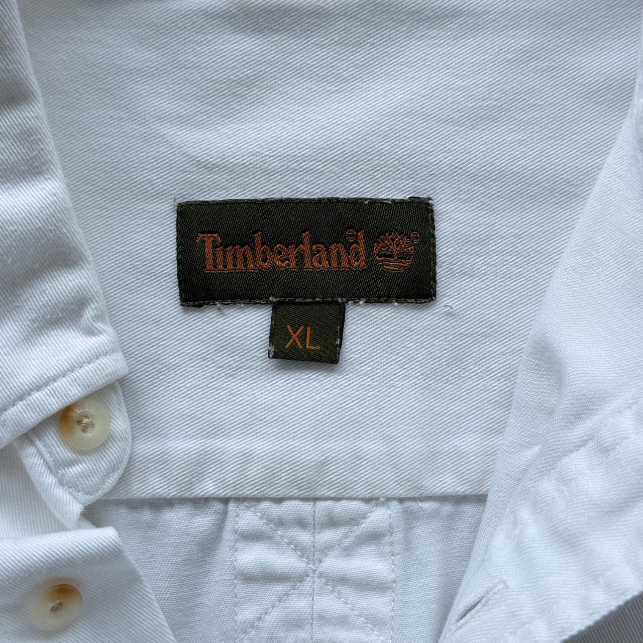 White Timberland 90s Vintage Shirt - XL