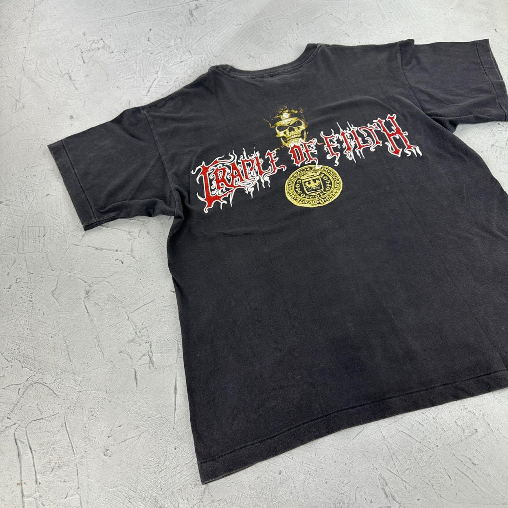Cradle Of Filth Rare Dani Filth 90s Metal Band T-shirt - Large