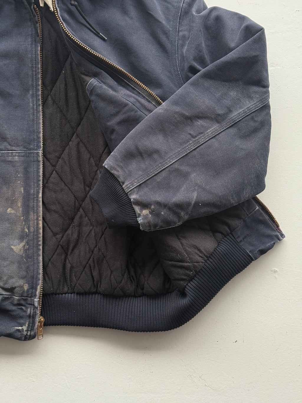 Dark Blue Carhartt 90's Vintage Canvas Active Jacket - XL